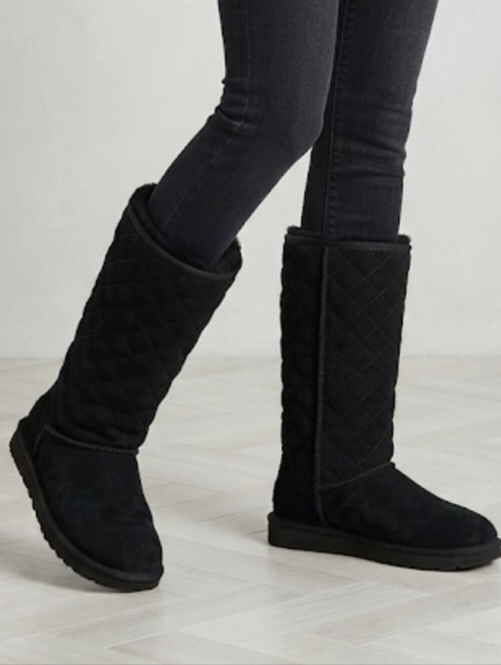 Ugg Australia Women 5342 Tall Leather Sheepskin Boots shoes sz 10